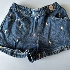 Toddler Girls Gymboree Ice Cream Social Denim Shorts Size 2T 2007
